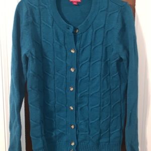 Turquoise cardigan